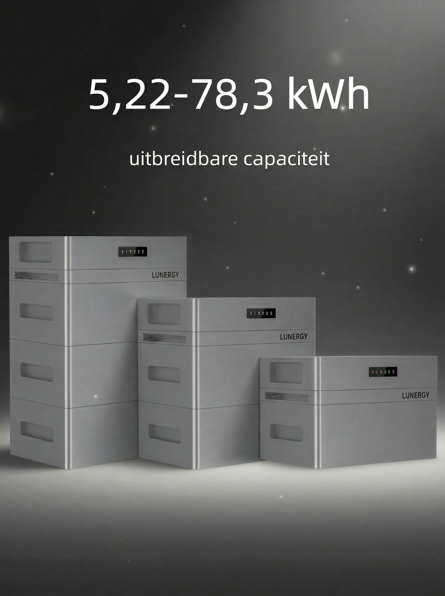 Lunergy Hub 2400 AC + BP5200 | 2,4 kW - 5,22 kWh