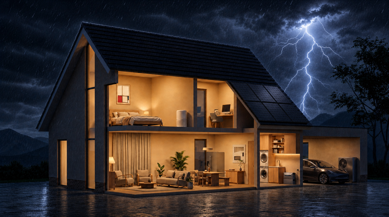 Back-up voor het hele huis
