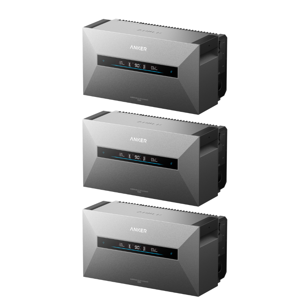 3 x Anker SOLIX Solarbank Max AC 10.5kW - 21kWh